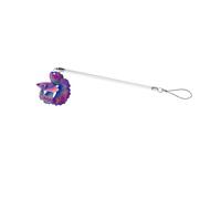 Wiffe Bâton d ' Ornement Betta pour Interaction d ' Aquarium, de Teaser de Tige Transparente avec Forme de Poisson et 19 cm / 7, 5 Pouces pour Aquarium, bâton de Teaser de Poisson, ornementale,
