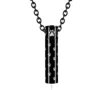 Wiffe Bijoux de perte d ' animaux de compagnie, colliers de deuil, porte-cendres, pendentifs, bijoux pour usage quotidien, collier de cendres d ' animaux de compagnie