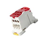 Wiffe Bloc de bornes monté sur Rails de boîte de répartition à Un étage avec Sorties Multiples pour Le câblage électrique Domestique et Industriel Bloc de bornes sur Rails Din