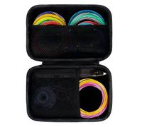 Wiffe Boîte de Rangement de compacte pour Les Essentiels, Black | EVA résistant avec des compartiments organisés et des sillons précis pour une organisation soignée et une sécurité