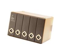 Wiffe Boîte de rangement robuste pour musique avec compartiments pour étiquettes pour CD organisés et étui portable pour albums