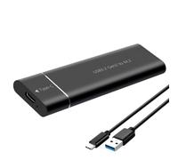 Wiffe Boîtier de Disque TP100 en Aluminium pour Plusieurs, Black | Accélération des protocoles doubles UASP TRIM et fonction de veille intelligente avec conception de dissipation