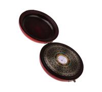Wiffe Boussole géomantique chinoise antique avec couvercles, cadran noir