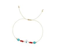 Wiffe Breloque religieuse tressée en cristal contre le mauvais œil, bijou en perles, texture pour un usage quotidien, breloque religieuse, One Size, Comme décrit