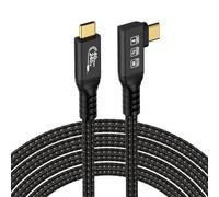 Wiffe Câble 40 Gbit/s, cordon de rapide PD240W, vidéo 8K60, 1m | Rallonge de rapide USB C, transmission vidéo 8K60 Hz, alimentation 240 W pour un usage professionnel