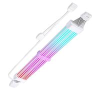 Wiffe Câble à Effet néon 12 + 4 Broches mâle à Femelle pour la Personnalisation de l ' éclairage Dynamique RGB, câble d ' Extension GPU ARGB