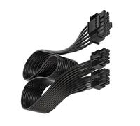 Wiffe Câble d ' Alimentation GPU 16 Broches 12 + 4, Deux entrées 8 Broches, Fil à Courant élevé 16awg, optimisé pour Les constructions de, câble PCIe