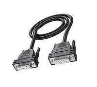 Wiffe Câble DB15 haute vitesse DB15 femelle vers mâle Technologie de double blindage pour une transmission de données fiable 150 cm