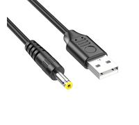 Wiffe Câble de charge USB vers CC 5 V - Cordon d'alimentation USB vers CC 5 V - Pour divers besoins électroniques - Connecteurs 5,5 x 2,1 mm, 5,5 x 2,5 mm, 3,5 x 1,35 mm