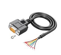 Wiffe Câble de port DB9Pin avec double, Nut fixed MALEHEAD