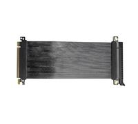 Wiffe Câble plat fin PCIe 5.0 X16 pour GPU 0, 9 mm, 40cm | Câble d ' extension graphique, fin 0, 9 mm, orientation parallèle à 180 degrés, de refroidissement