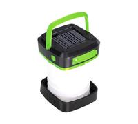 Wiffe Camping Multifonctionnel Panneau Solaire 50MA Vert | Batterie 3,7 V et fonction pliable pour les voyages, avec plusieurs modes d'éclairage pour la randonnée et l'utilisation de