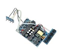 Wiffe Carte d ' amplificateur de Puissance sonore numérique 500W + 500W, Panneau de Caisson de Basses de Puissance stéréo à Double Canal pour Module d ' amplificateur de Projet de cinéma Maison