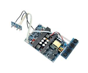 Wiffe Carte d ' amplificateur de Puissance sonore numérique 500W + 500W, Panneau de Caisson de Basses de Puissance stéréo à Double Canal pour Module d ' amplificateur de Projet de cinéma Maison
