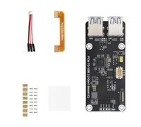 Wiffe Carte d ' Extension PCIe USB3.2, Carte Adaptateur de Rapide PCIe 4 Ports USB3.2 5Gbps, Projet électronique sans Lecteur