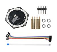 Wiffe Carte de développement de Matrice compacte 6+1 micros pour DSP | Prise en des interfaces I2S et des effets d ' éclairage programmables pour la formation de faisceaux avec une