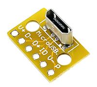 Wiffe Cartes de 11 x 16 mm, connecteur USB vertical PCB Board | Carte, cadre en aluminium, module PCB pour accessoires de soudure, accessoires informatiques, interconnexions