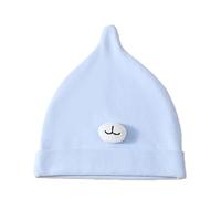Wiffe Chapeau en Coton Double Couche Automne-Hiver pour bébé de, Blue