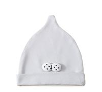 Wiffe Chapeau en Coton Double Couche Automne-Hiver pour bébé de, Gray