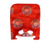 Wiffe Charm Pet Cape élégante en peluche pour chien, Five Blessings M | Vêtements coupe-vent pour chiens de grande taille, vêtements pour activités de plein air et vêtements pour animaux de