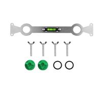 Wiffe e pomme de, ouvertures de vis, auto-nivellement e multifonction, outil pour salle de bains, cuisine, mesure du positionnement
