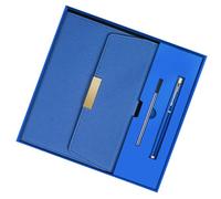 Wiffe Coffret en cuir PU pour carnet de notes, bloc-notes de papeterie, carnet de notes d ' affaires, bloc-notes quotidien pour le travail et les voyages, ensemble de journaux en cuir PU avec