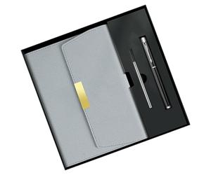 Wiffe Coffret en cuir PU pour carnet de notes, bloc-notes de papeterie, carnet de notes d ' affaires, bloc-notes quotidien pour le travail et les voyages, ensemble de journaux en cuir PU avec