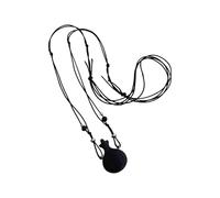 Wiffe Collier de perles en bois mettant en vedette un pendentif exquis en forme de bouilloire et de gourde - Option cadeau parfaite - Collier rétro avec pendentif en forme de gourde