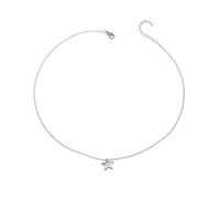 Wiffe Collier pendentif étoile doux et élégant, chaîne de pull étoile délicate, bijoux simples Y2K, ras du cou accrocheur, chaîne de clavicule, collier de déclaration de pull