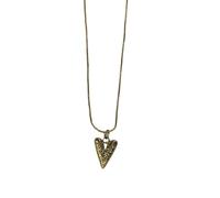 Wiffe Colliers avec pendentif en forme de cœur d ' amour en acier inoxydable pour femmes, filles chaudes, collier, doux et cool, bijoux Y2k 2023, chaîne de clavicule réglable, chaîne en os de