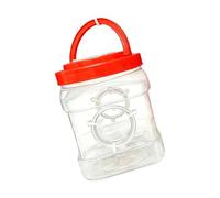 Wiffe Compacts Seau de pêche léger avec poignée en corde sécurisée, transport facile, aquariums portables avec couvercle