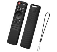 Wiffe Coque en silicone antichoc pour télécommande MR25GA Noir | Coque épaisse durable avec protections anti-chute, surfaces antidérapantes pour une manipulation sûre