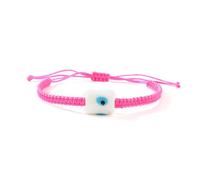 Wiffe Cordon de coton en forme de tambour perles de verre pour l'été Bijoux Cadeau Unique Eye Designs Accessoire de poignet, One Size, Comme décrit