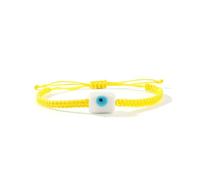 Wiffe Cordon de coton en forme de tambour perles de verre pour l'été Bijoux Cadeau Unique Eye Designs Accessoire de poignet, One Size, Comme décrit