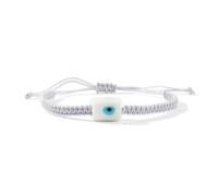 Wiffe Cordon de coton en forme de tambour perles de verre pour l'été Bijoux Cadeau Unique Eye Designs Accessoire de poignet, One Size, Comme décrit
