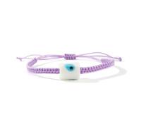 Wiffe Cordon de coton en forme de tambour perles de verre pour l'été Bijoux Cadeau Unique Eye Designs Accessoire de poignet, One Size, Comme décrit