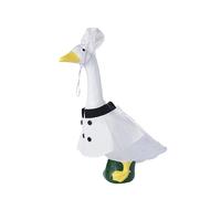Wiffe Costume de cuisinier Happy Geese, tenues comprenant un chapeau, parfait pour ajouter de la comédie à votre espace extérieur ou à votre café, vêtements d ' oies décoratifs