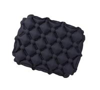 Wiffe Coussin de siège Gonflable avec Pression intégrée, Black | Tapis de couchage gonflable efficace contenant un ensemble de pression pour un camping paisible, gonflage