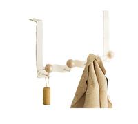 Wiffe Crochet de porte antirouille, rangement sécurisé au-dessus de, C | Fer robuste avec des conceptions stables, installation facile pour suspendre des vestes lourdes, des accessoires de