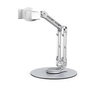 Wiffe de de Pince de téléphone Portable avec Plusieurs réglages d ' Angle améliore Vos appels vidéo Jeux et création de Contenu Pince de téléphone de Voyage en Alliage d ' Aluminium des