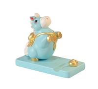 Wiffe de téléphone de Bureau avec Sculpture de Cheval du Nouvel an Chinois et de Peinture à la Main, Mobile en colophane,