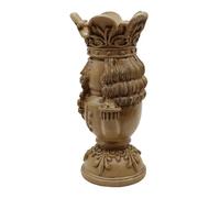 Wiffe Décorations de Figurines de poupée Casse-Noisette de Vacances Bougeoir Casse-Noisette pour Table de Bureau Cheminées Décorations de Noël Ornement en Résine