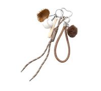 Wiffe Décorations de porte-clés en corde tressée, Coffee color | Accessoires de décoratifs à la mode pour à main, porte-clés de voiture, accessoires de tendance,