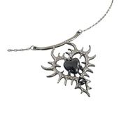 Wiffe Edgys Collier en en forme de cœur d ' amour, pièces polyvalentes pour les fêtes et un usage quotidien, tenue décontractée, pendentif en forme de cœur en épine