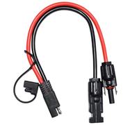 Wiffe Efficacité 10AWG mâle et femelle câble pour l'énergie solaire | Câble de connecteurs en PVC durable pour une connexion fiable des appareils solaires, systèmes d'alimentation solaire basse