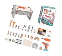 Wiffe Ensemble de Jeu créatif à réparer soi-même avec des Outils en, B | Utiliser des outils en plastique sûrs pour les petites mains et des jeux de rôle imaginatifs et de développement