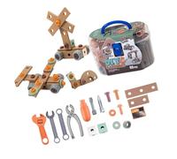 Wiffe Ensemble de Jeu créatif à réparer soi-même avec des Outils en, C | Utiliser des outils en plastique sûrs pour les petites mains et des jeux de rôle imaginatifs et de développement