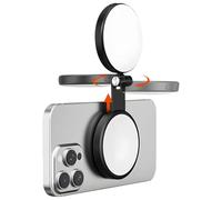Wiffe Expert Kit d'éclairage pour autoportrait avec 68 LED Noir | Structure en métal attrayante avec réplication des couleurs authentiques pour les vloggers et les architectes de contenu