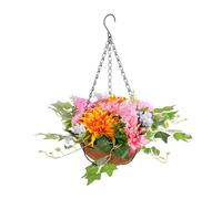 Wiffe Fleur Artificielle d ' intérieur/extérieur chrysanthème Fleurs artificielles Simulation de Printemps réaliste paniers Suspendus Fleurs suspendues