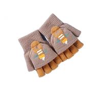 Wiffe Gants d ' Hiver Convertibles à Rabat pour garçons, de fusée, Demi-Doigt épais et Chaud, présente des Gants pour, Demi-Doigt pour Femmes, Coton tricoté Unisexe, de fusée